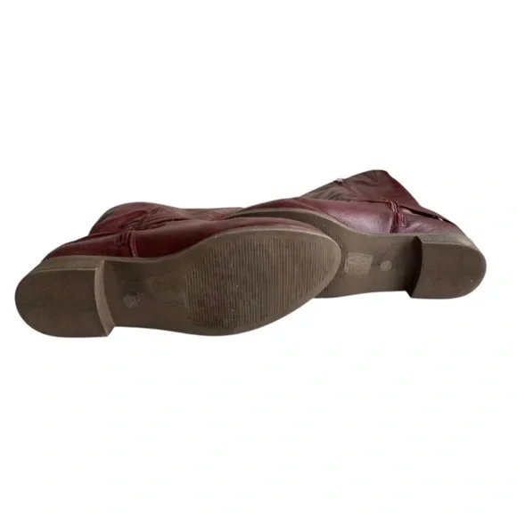 JOURNEE Ivie Boots Knee High Riding Boot Style Wine Color Size 9 Wide Calf VGUC - Picture 8 of 16